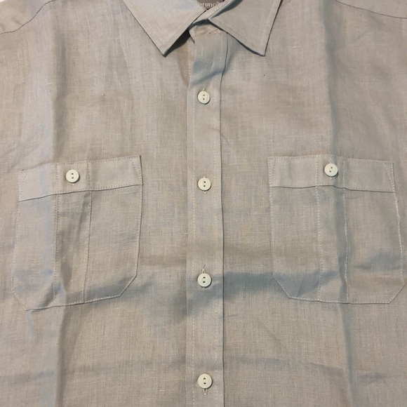 👕 Men’s BNWOT Bruno Linen Shirt M 👕 - Picture 6 of 6